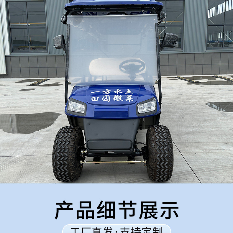 8-Seat Electric Golf Cart Tourist Attraction Shuttle Hotel B&B Shuttle Bus Sightseeing Golf Cart
