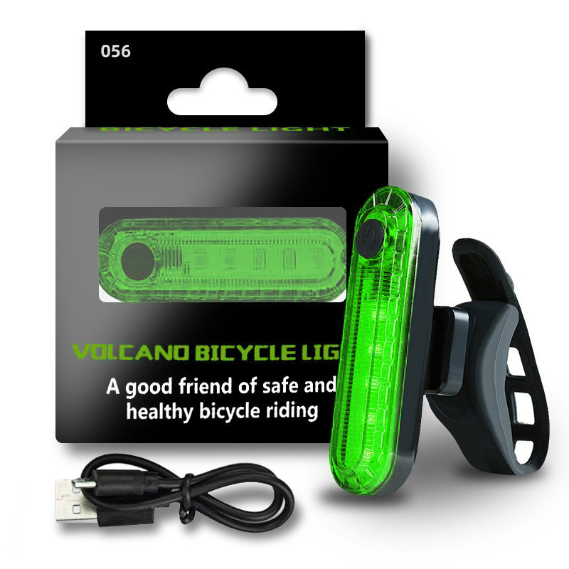 Luz trasera de la bicicleta accesorios al por mayor de carga USB brillante noche Riding mountain bike iluminación 056LED advertencia luz trasera