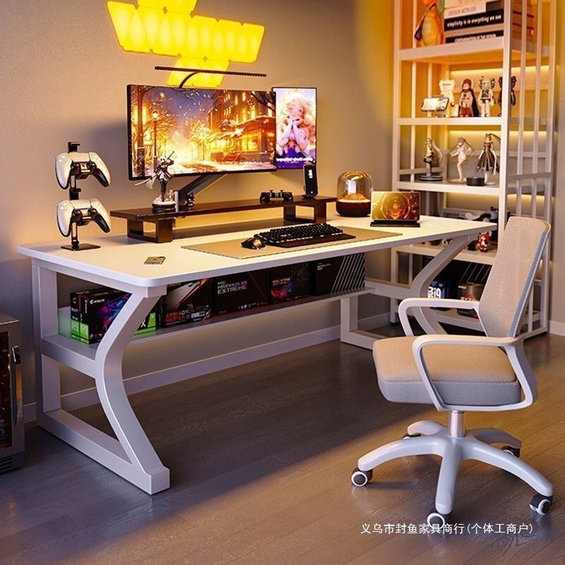 Computer desk, desktop table for home office, rental apartment, simple bedroom study desk, minimalist gaming and e-sports table Computer desk, desktop table for home office, rental apartment, simple bedroom study desk, minimalist gaming and e-sports table