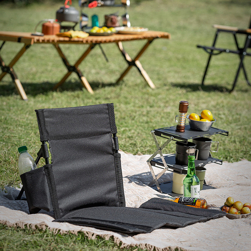 야외 접이식 의자 등받이 의자 캠핑 경량 편안한 공원 레저 휴대용 싱글 게으른 의자 낚시 의자