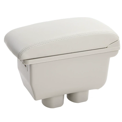 Armrest box | box - one-ordinary-microfiber-leather-beige