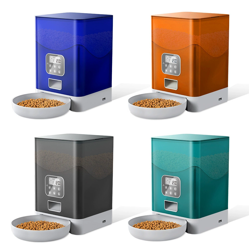 Pet Smart Автоматический кормушка 3L Crystal Stone APP Дистанционная кормушка WIFI Контролирует кошку и собаку поедать нейтральный
