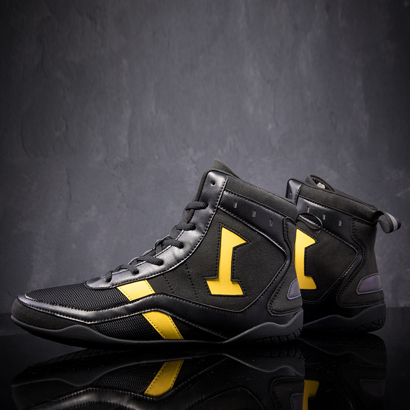 Cross-Border Large Size Boxing, Wrestling, Fighting, Squat Shoes for Men and Women, Lightweight Non-Slip Sanda Training Shoes, Fighting Shoes