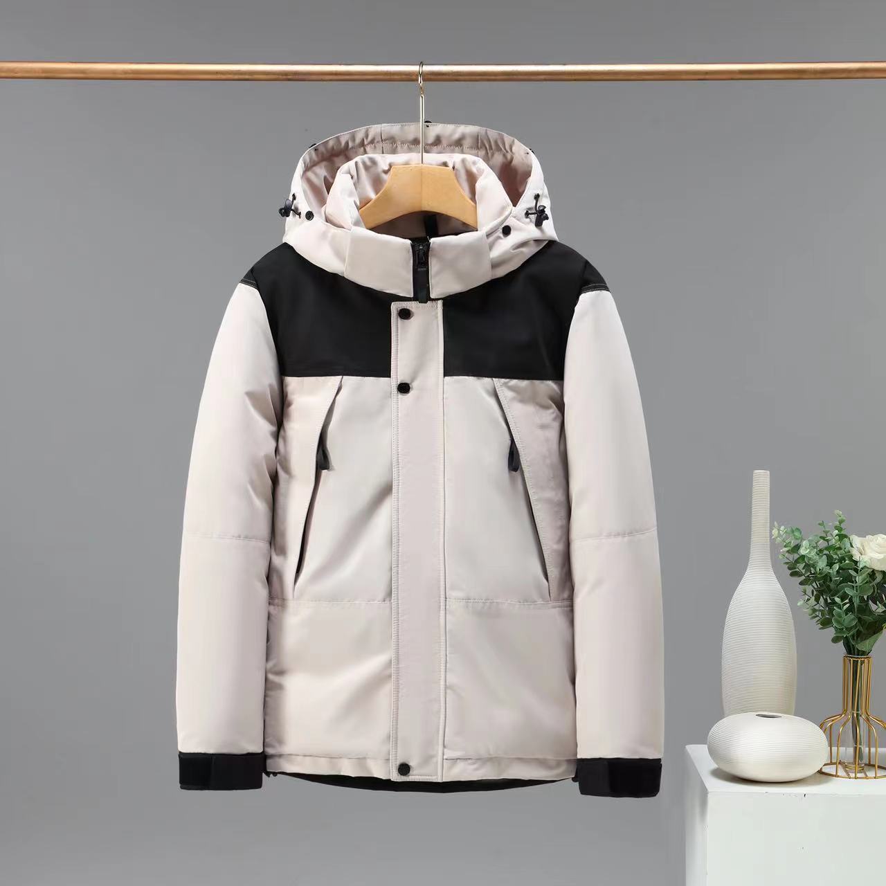 Chaud pour hommes femmes, couple hiver nouveau style, vêtements d'extérieur décontractés en coton tendance et épais pour hommes_voghion.com