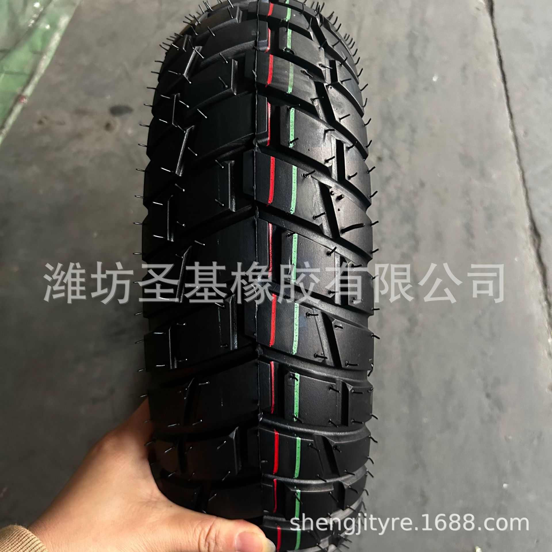 工厂销售摩托车轮胎真空胎120/90-10