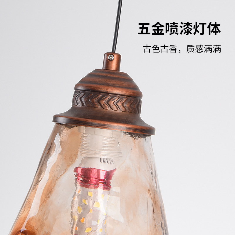 Elevación de lámparas de escritorio faro medieval francés bar pequeño chandelier comercial lámparas chandelier residencial estilo antiguo puede cabecera de cama de hotel