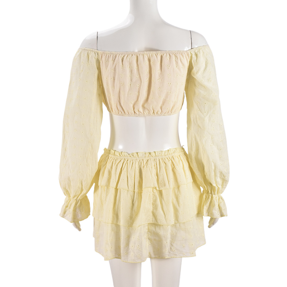 Autumn Sexy Street Sexy Exposed Cropped Three Dimensional Decoration Miniskirt Sets 6 Autumn Sexy Street Sexy Exposed Cropped Three Dimensional Decoration Miniskirt Sets