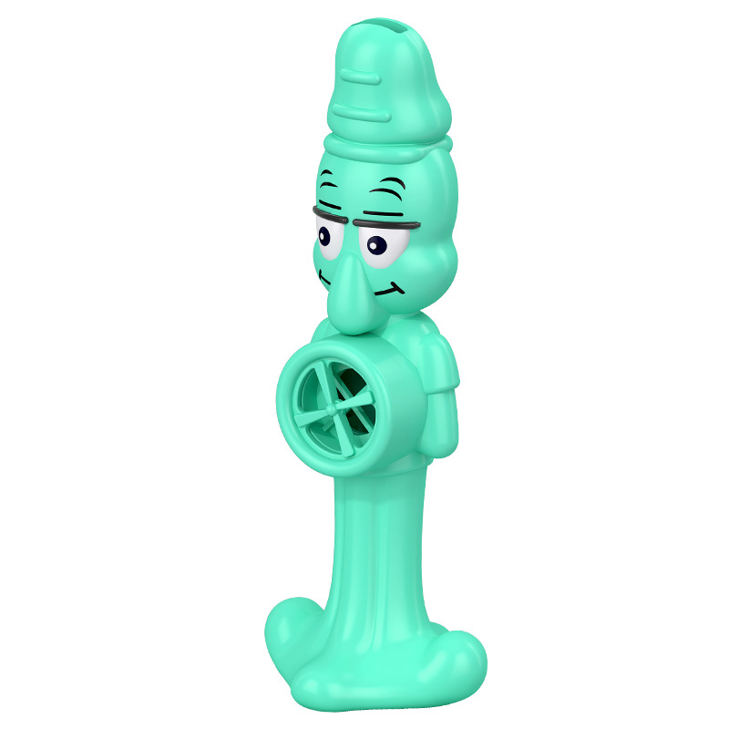 Nuevo tipo de dibujos animados en forma de pulpo boca flauta juegan juguetes pequeños instrumentos musicales de trompeta feliz