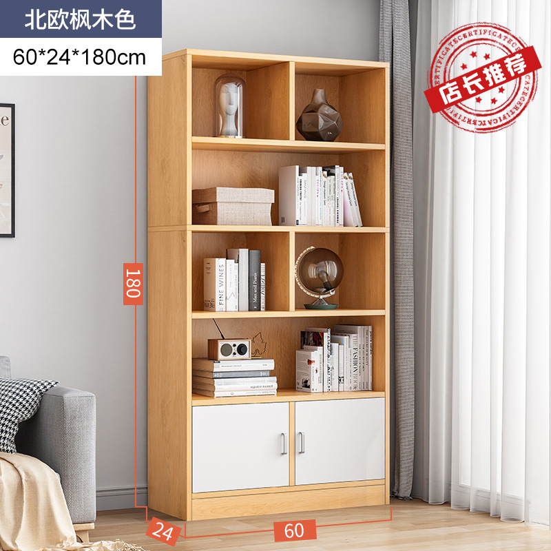 Estantería simple de piso a techo contra la pared Estante de sala de estar Estante de almacenamiento en capas Gabinete de almacenamiento integrado Estante simple para libros domésticos