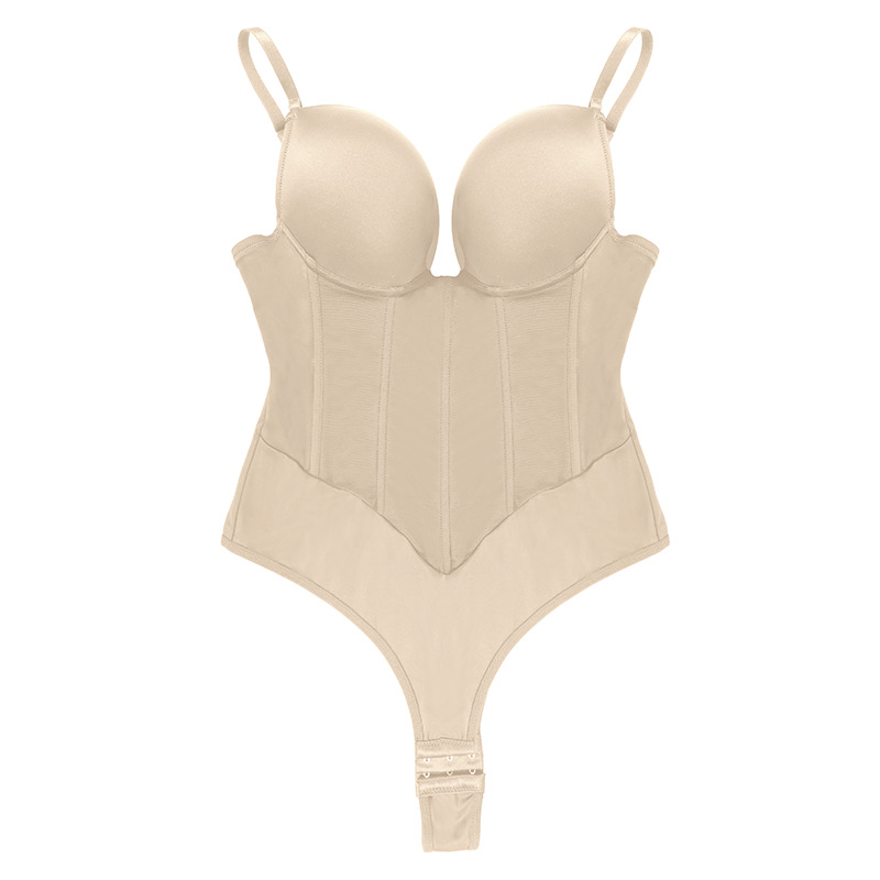 Nueva actualización, correa para el hombro, abdomen ajustado, fajas de una pieza, vestido de fiesta al por mayor, corsé sexy, malla, body
