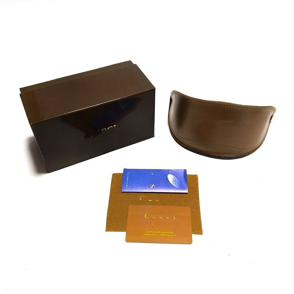 Inventario al por mayor nueva caja de gafas de alta calidad, caja de gafas de sol de alta gama, caja de gafas de sol, caja de paquete completa