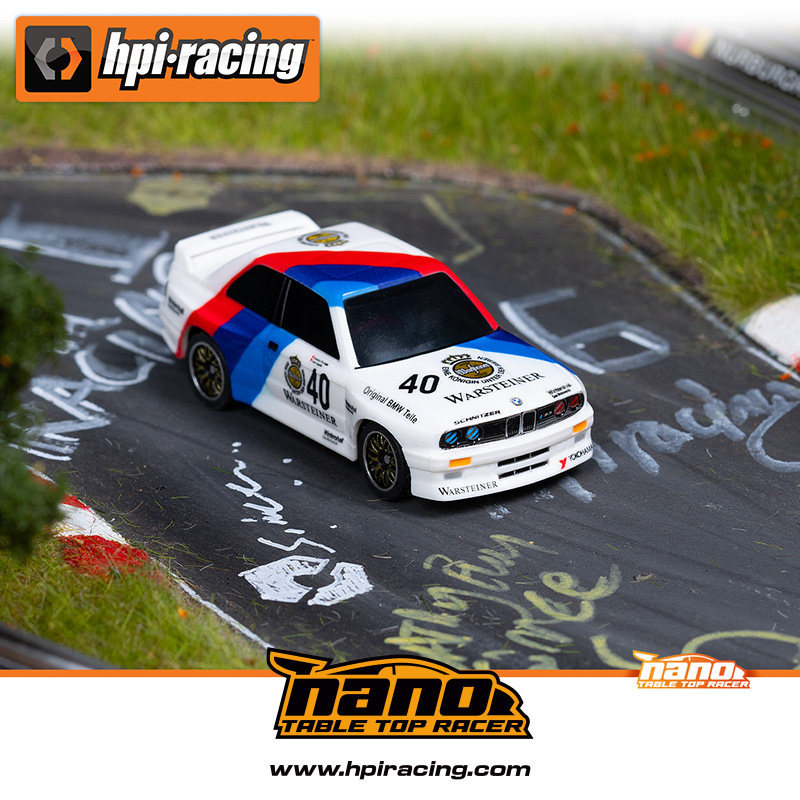 Hpi 160992 Nano-ttr Bmw M3 Warsteiner Painted Version Rc Remote...