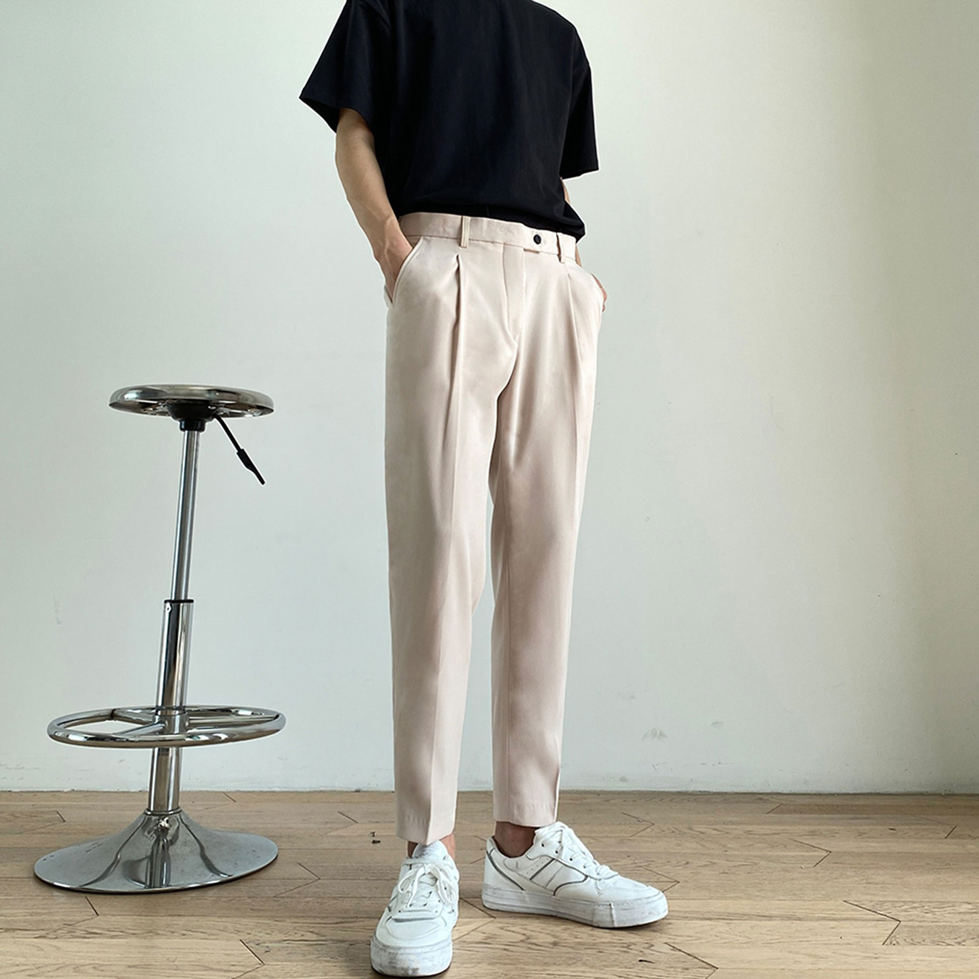 Khaki trousers