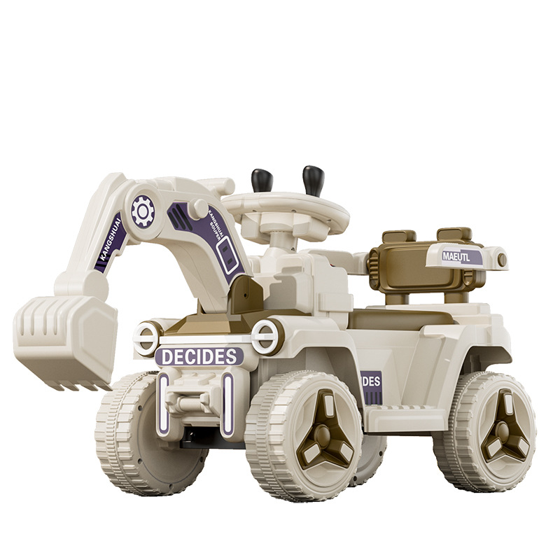 Nuevo niño excavadora eléctrica deslizante juguete coche juguete niño niña excavadora bebé gran excavadora coche de ingeniería image 5