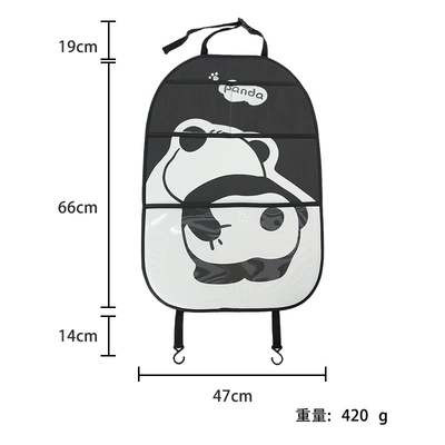 Anti-Kick Pad Multifunctional Car Rear – Chair back anti-kick pad - panda-panda-large-anti-kick-pad