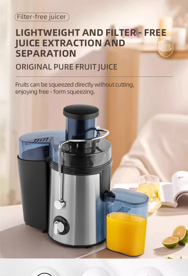 Centrifugal Juicer Machine Stainless Steel For Fruit And Veggie_voghion.com