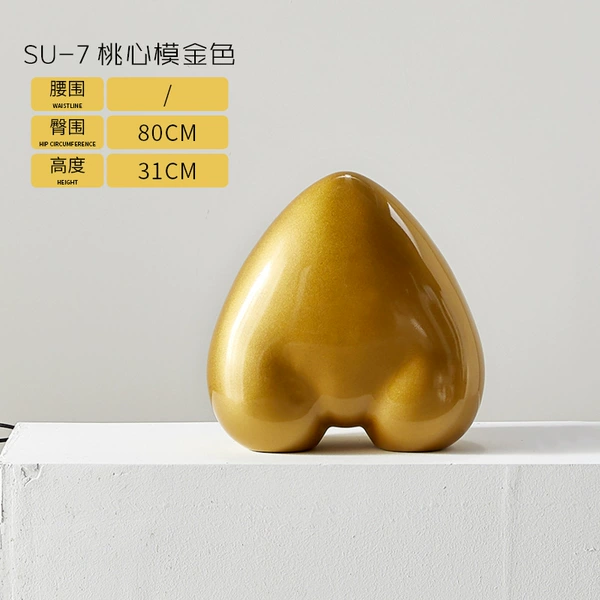 Golden heart panties mold