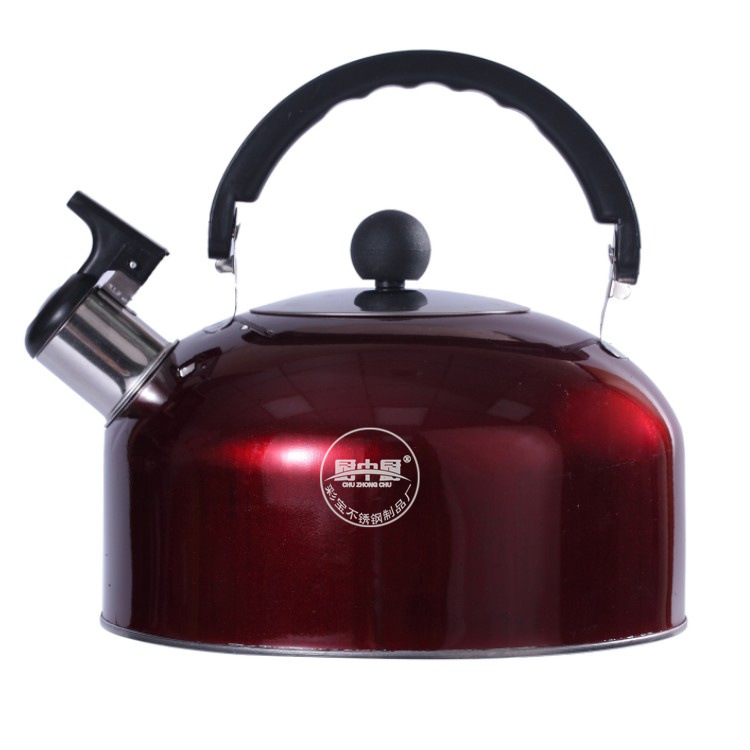 Hervidor de acero inoxidable con magnético 410 media plana olla inducción tetera 3L color hervidor multiusos