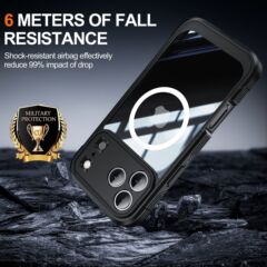 跨境三防手机壳适用苹果iPhone 17ProMax magsafe磁吸抗摔保护壳