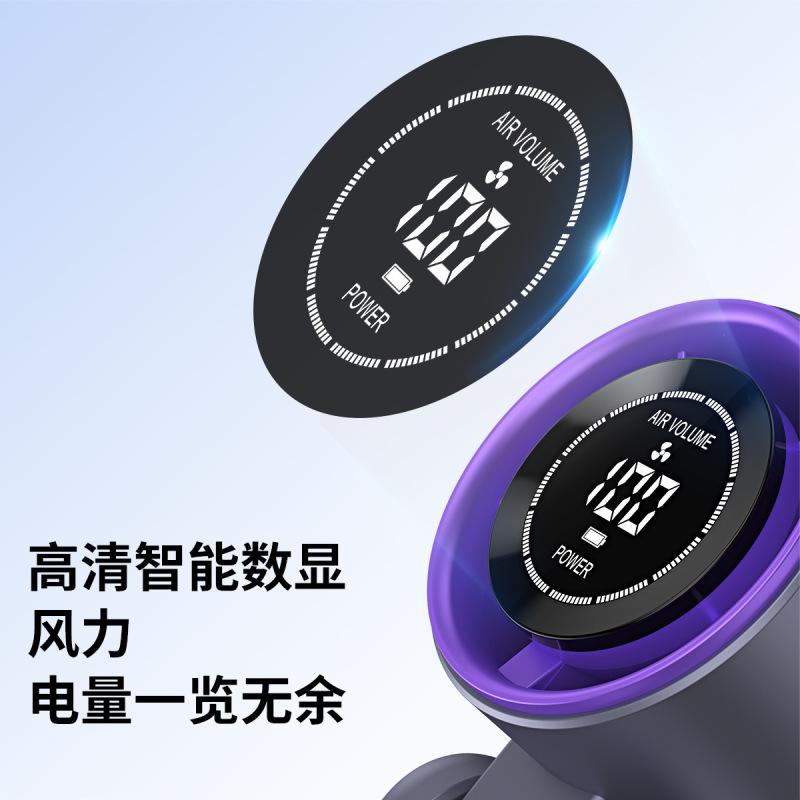 クロスボーダー新 T15 高速 100 ギア折りたたみハンドヘルドファン USB 充電式首吊りポータブル暴力的なターボファン|undefined