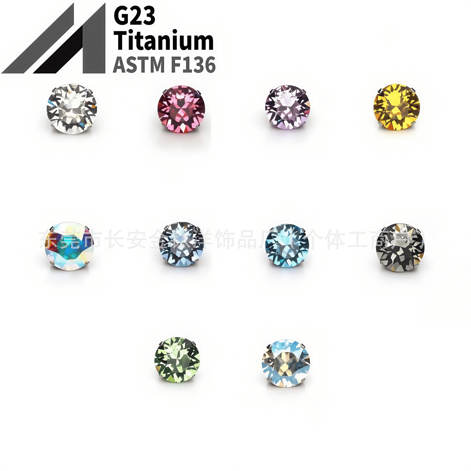 16G labret stud size and finish detail