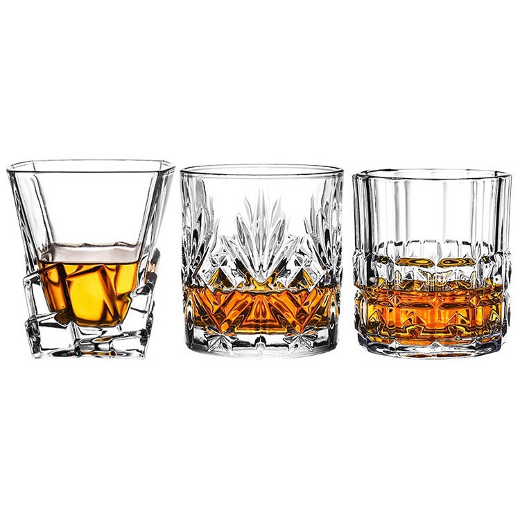 Nueva copa de whisky engrosada, copa de vino creativa, juego de copa de cerveza, copa de vidrio, barra de vino, KTV, hogar