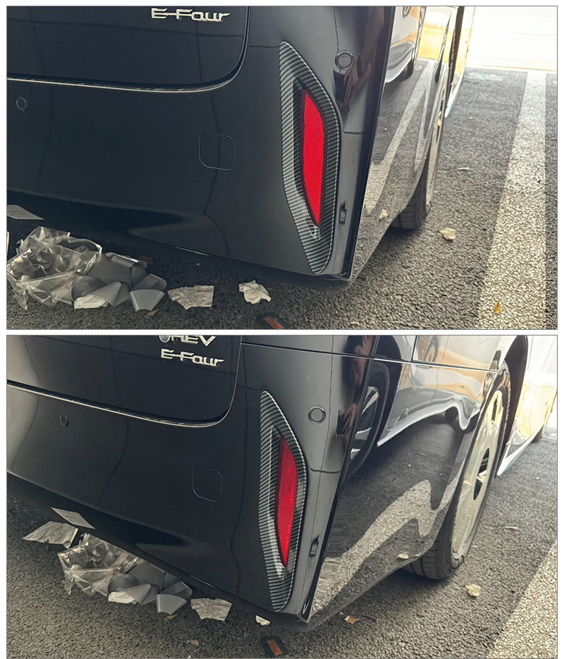 Applicable to 23-24 Toyota ELFA fuel tank cap decorative stickers Wilfa exterior decoration modification accessories