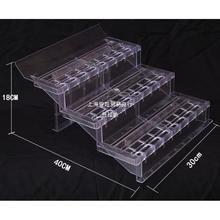 打火机展示架陈列台透明塑料阶梯多层水果生鲜陈列蔬菜道具货架