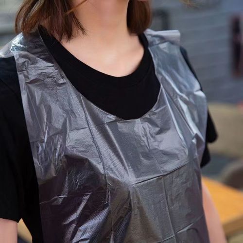 Wholesale disposable aprons for restaurants, hot pot, barbecue, night markets, and street stalls, with thickened aprons, waterproof, oilproof, and individually packaged.
