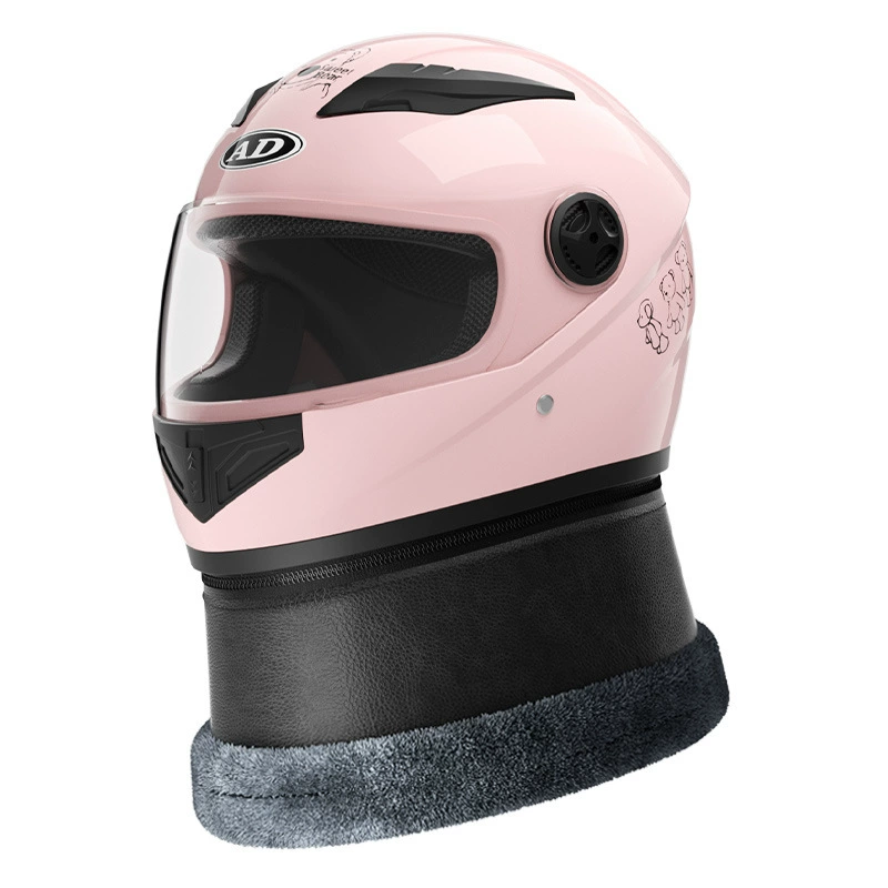 AD Winter cold-proof keep warm electric half helmet