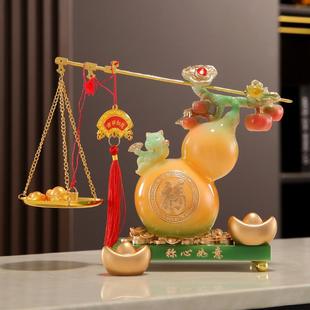 New Chinese Gourd Ornaments Living Room Entrance Wine Cabinet Satisfying Office Decoration New House Gift