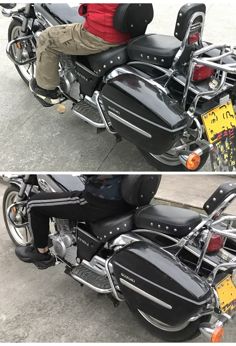 Suitable for Haojue Suzuki Yueku GZ150-E Non-slip Pedal GZS150 Front and Rear Widened Pedal Motorcycle Modification
