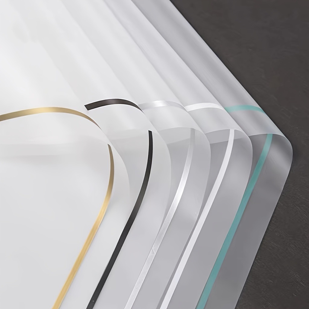 情人节鲜花包装四方雾面纸花束包装高级包花材料透明包装纸