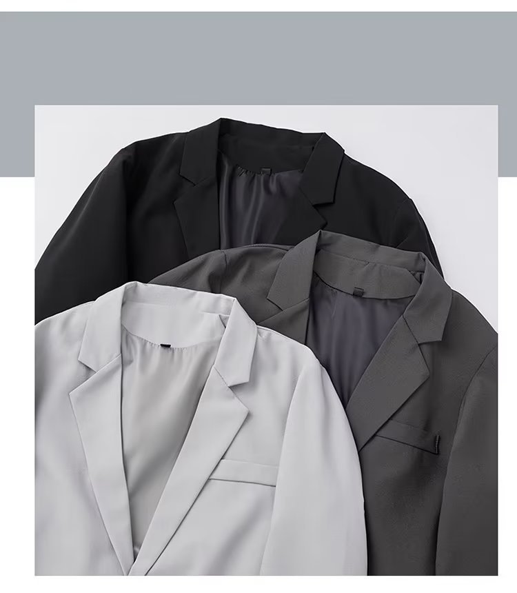 Men's Clothing Spring and summer thin loose fitting suits for men, business formal wear, casual fashion, handsome small suit jackets_voghion.com