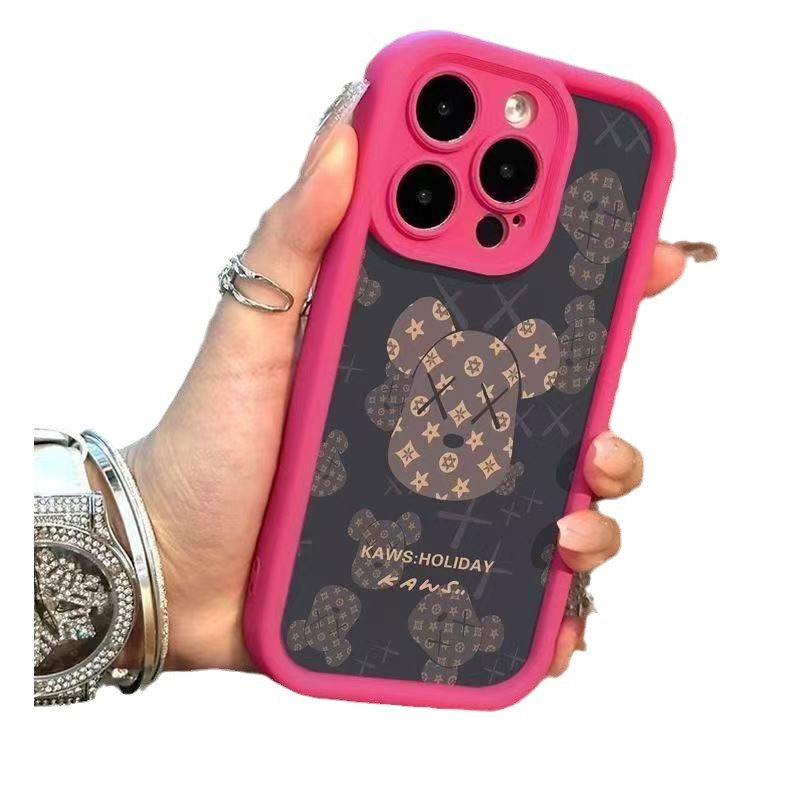 Personalidad linda aplicable iphone16pro funda para teléfono móvil Apple 15 anti-caída 14 dibujos animados 13promax nuevo 12x