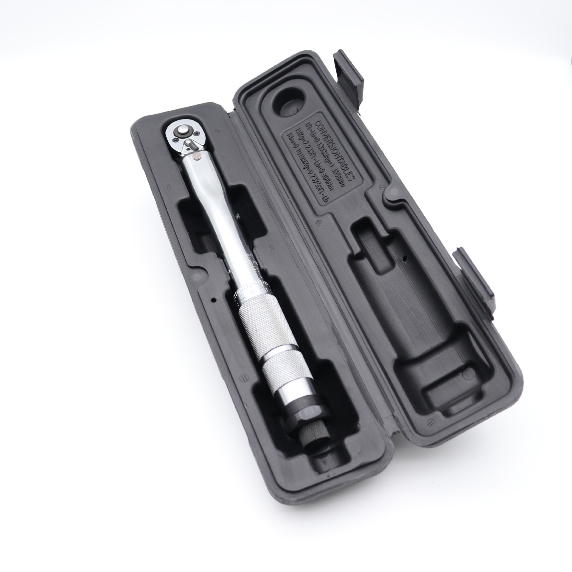 Llave de torque preestablecida llave de torque multifuncional llave de torque cromado 45 # mango de acero Escala de grabación en relieve