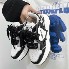 ins風小眾國潮厚底學生休閒運動鞋女學院復古chic百搭滑板麵包鞋