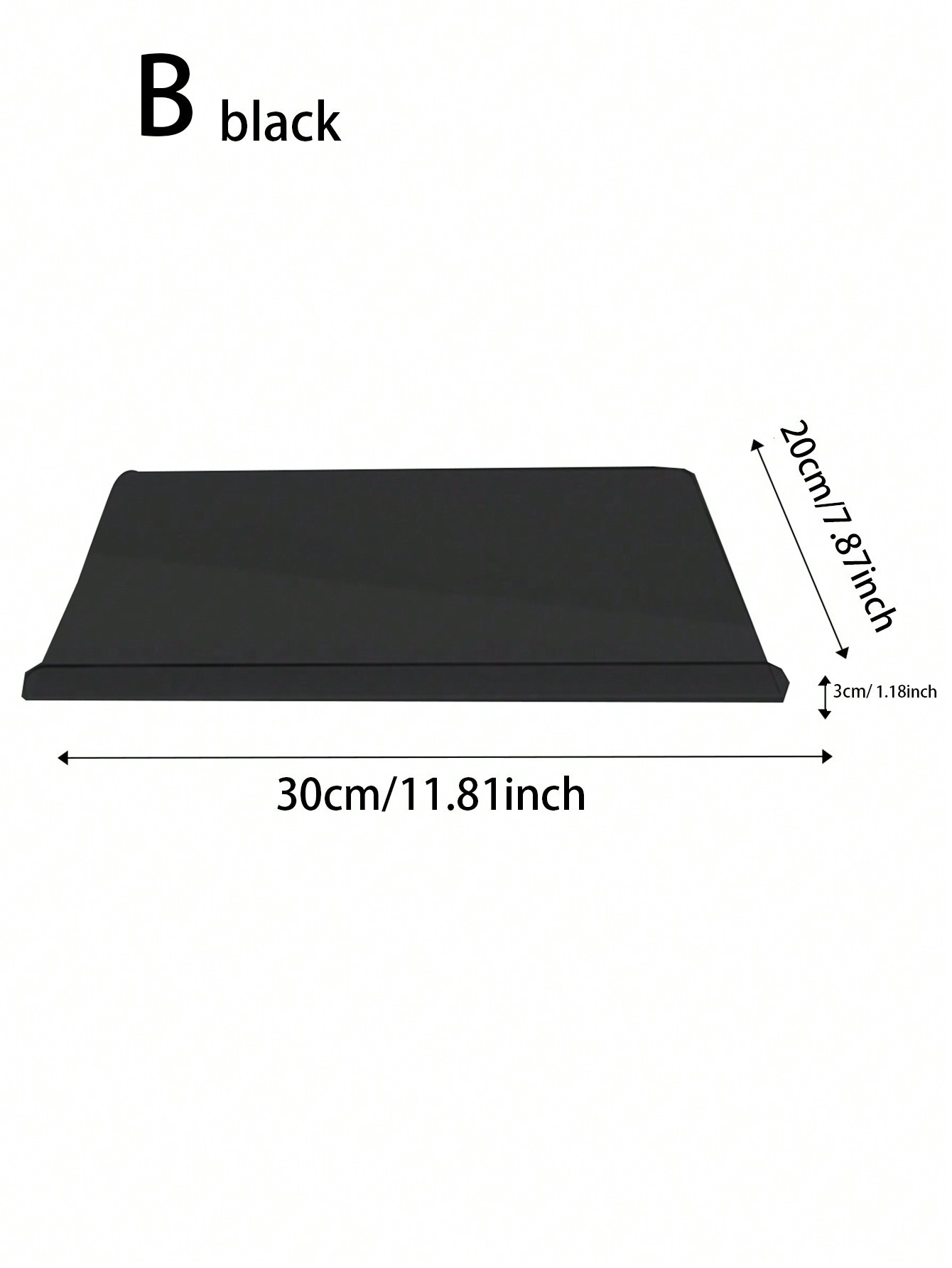 437g Weight Chopping Board Kitchen and drinking utensils 1 Piece Quantity Home Occasion Acrylic Material Solid Color Pattern Simple Style Style Simple Style Solid Color Arylic Chopping Board 1 Piece 8