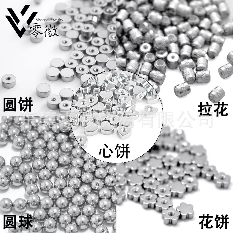 Factory Direct Sales DIY Stainless Steel Earrings Ear Plug Accessories Round Cake Ball Flower Cake Pull Flower Plug Thread Can Be Twisted Factory Direct Sales DIY Stainless Steel Earrings Ear Plug Accessories Round Cake Ball Flower Cake Pull Flower Plug Thread Can Be Twisted