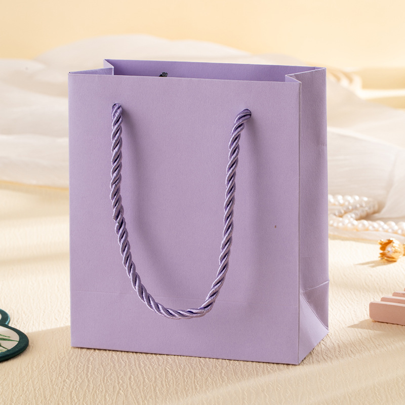 Bolsa de mano púrpura; 14cm * 12.5cm * 6cm