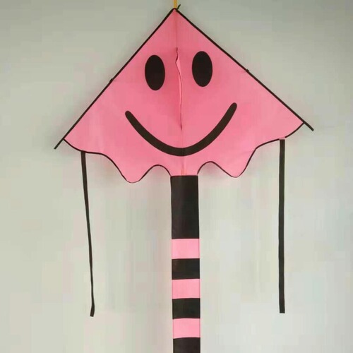 WEIFANG KITE wholesaler classic smile triangle children kite factory wholesale Amazon kite