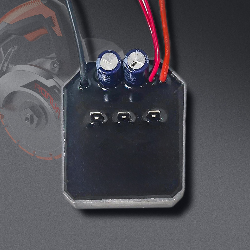 Compra loca de motosierra de batería de litio, placa de transmisión, controlador de motosierra recargable, pantalla sin luz, alta potencia de 5 amperios, 21V