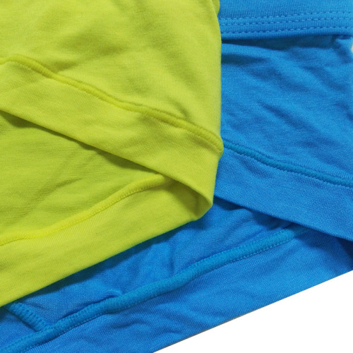 Underwear men's modal briefs boys u convex bag anti-stretch low-waist solid color simple shorts headband red