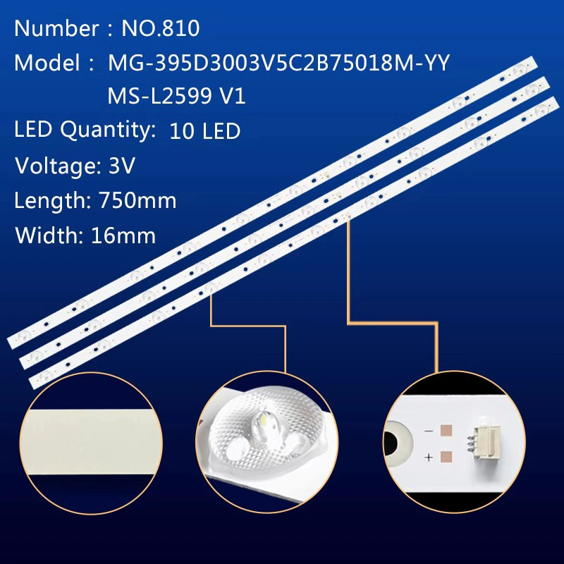LED42K688JY light strip MG-395D3003V5C2B75018M-YY MS-L2599 10 light strips