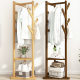 Coat Rack Hanging Bag Hanger Storage Household Simple Modern Bedroom Floor Solid Wood Small Multifunctional Storage Rack