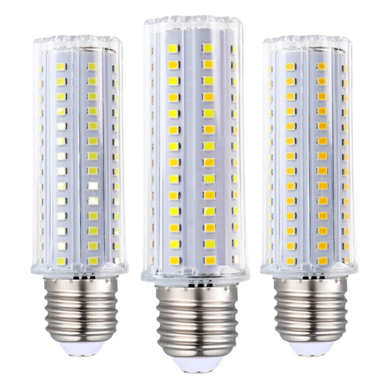 Luz LED súper brillante tipo maíz, luz tipo maíz sin parpadeo y agradable para la vista, bombilla de bajo consumo con base de tornillo para uso doméstico, bombilla de luz potente para sala de estar.
