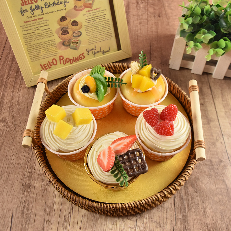 Alfombrilla de base de pastel redonda de grado alimenticio, almohadilla de postre de punto de corte, almohadilla de doble cara de oro y plata, almohadilla de papel duro para hornear engrosada