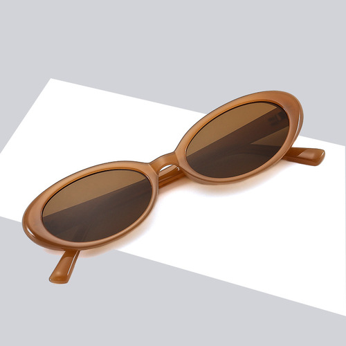 Oleole 3549mm Nail Oval Sunglasses Unisex Vlogger Sunglasses Korean Version Retro Xiaohongshu Eyeglasses