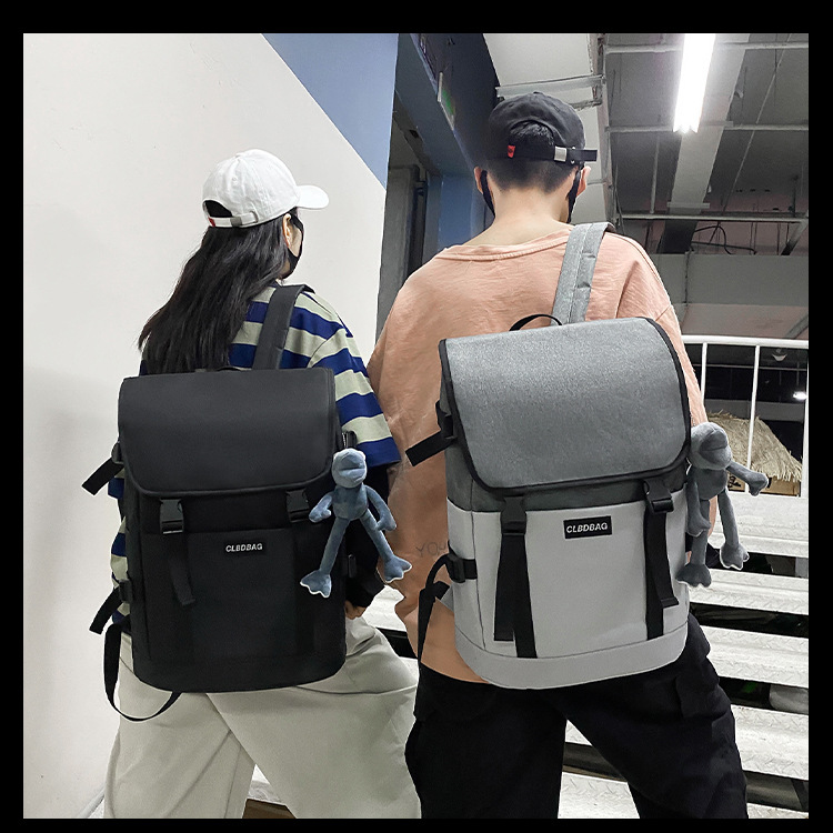 Rucksack Korean Fashion Rucksack College Student Schultasche Trend Reisetasche Computertasche display picture 3