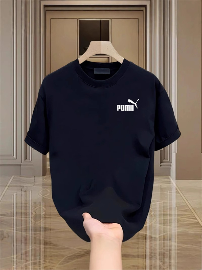 夏の新型男性半袖潮牌tシャツメンズ国潮百合上服ゆったりとしたコームコットンカーディガンins